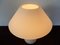 Vintage Dutch White Glass Table Lamp from Hala, 1970s 5