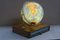 Globe Terrestre Illuminé avec Suspension Semi-Cardan & Grand Tiroir Atlas de Columbus Oestergaard, 1960s 3