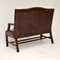 Chippendale Style Leather Sofa, 1950s, Image 11