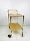 Vintage English Pale Gold Serving Bar Cart from Woodmet, 1960s, Image 4