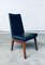 Mid-Century Modern Belgian Rosewood Office Chairs, 1950s, Set of 4 15