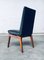 Mid-Century Modern Belgian Rosewood Office Chairs, 1950s, Set of 4, Image 7
