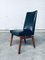 Mid-Century Modern Belgian Rosewood Office Chairs, 1950s, Set of 4 11