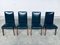 Mid-Century Modern Belgian Rosewood Office Chairs, 1950s, Set of 4, Image 20