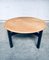 Mid-Century Modern Scandinavian Round Wooden Dining Table, 1970s 9