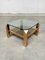 Vintage Modernist Gold Coffee Table from Belgo Chrom / Dewulf Selection, 1970s 6
