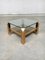 Vintage Modernist Gold Coffee Table from Belgo Chrom / Dewulf Selection, 1970s, Image 1