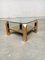 Vintage Modernist Gold Coffee Table from Belgo Chrom / Dewulf Selection, 1970s 4