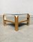 Vintage Modernist Gold Coffee Table from Belgo Chrom / Dewulf Selection, 1970s 12