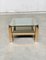 Modernistischer Vintage Couchtisch in Gold von Belgo Chrom / Dewulf Selection, 1970er 8