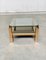 Vintage Modernist Gold Coffee Table from Belgo Chrom / Dewulf Selection, 1970s 8