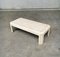 Hollywood Regency Style Travertine Inlaid & Brass Trim Coffee Table, 1980s 18