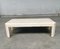 Hollywood Regency Style Travertine Inlaid & Brass Trim Coffee Table, 1980s 9