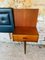 Headboard with Teak Floating Nightstands from Nathan, 1960s, Set of 3 25