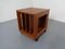 Danish Movable Solid Teak Record Cart, 1970s 1