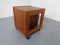 Danish Movable Solid Teak Record Cart, 1970s 5