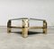 Vintage Modernist Brass & Glass Coffee Table from Belgo Chrom / Dewulf Selection, 1980s 13