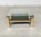 Vintage Modernist Brass & Glass Coffee Table from Belgo Chrom / Dewulf Selection, 1980s 10