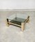 Vintage Modernist Brass & Glass Coffee Table from Belgo Chrom / Dewulf Selection, 1980s 4