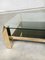 Vintage Modernist Brass & Glass Coffee Table from Belgo Chrom / Dewulf Selection, 1980s 2