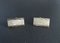 Rectangular Gold Cufflinks, 1960s, Set of 2 7