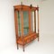 Antique Victorian Satinwood Display Cabinet 12