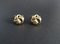 Gold Knot-Shaped Cufflinks, 1960s, Set of 2, Image 8