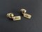 Gold Knot-Shaped Cufflinks, 1960s, Set of 2, Image 6