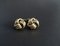 Gold Knot-Shaped Cufflinks, 1960s, Set of 2 9