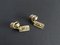 Gold Knot-Shaped Cufflinks, 1960s, Set of 2, Image 5