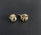 Gold Knot-Shaped Cufflinks, 1960s, Set of 2, Image 2