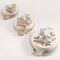 Platos florales de porcelana multicolor de Ceramiche e Porcellane Moretti, 1934. Juego de 4, Imagen 1