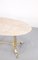 Mid-Century Italian Steel and Pink Marble Coffee Table, 1960s 8