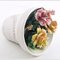 Ornement Floral en Porcelaine de Bassano, 1940s 1