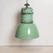 Industrial Enamelled Ceiling Lamp, 1950s 9