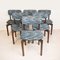 Padded Dining Chairs, 1960s, Set of 6 4