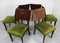 Art Deco Dining Chairs, 1940s, Set of 6 15