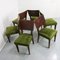 Art Deco Dining Chairs, 1940s, Set of 6 2