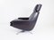 802 Black Leather Lounge Chair & Ottoman by Werner Langenfeld for ESA, 1960s, Set of 2 16