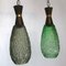 Lámparas colgantes italianas de metal y vidrio, años 60. Juego de 2, Imagen 7