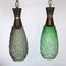 Lampes à Suspension en Métal et Verre, Italie, 1960s, Set de 2 10