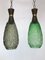 Italian Metal & Glass Pendant Lamps, 1960s, Set of 2, Image 4