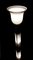 Lampadaire Tubulaire en Acier Chromé avec 3 Abat-Jours en Verre en Relief et Abat-Jour Tulipe en Verre de Cameo Blanc, 1970s 9