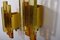 Amber Glass Sconces by Svend Aage Holm Sørensen for Holm Sørensen & Co, 1970s, Set of 2, Image 5