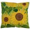 Hand-Painted Sunflower Cushion, Image 1