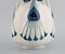 Vase with Four Handles in Hand Painted Ceramic by Alf Wallander for Rörstrand, Image 5