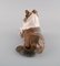 Lying Collie Porcelain Figurine from Royal Copenhagen, 1920s 4