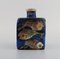 Triangular Vase in Hand-Painted Glazed Ceramics 3