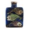 Triangular Vase in Hand-Painted Glazed Ceramics 1
