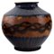 Modern Glasierte Steingut Vase von Kähler, 1930er 1